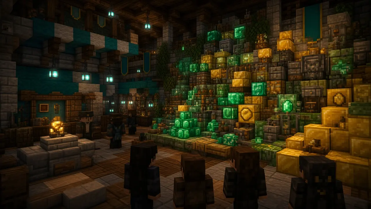 Аукцион или биржа в Minecraft — три примера выбора