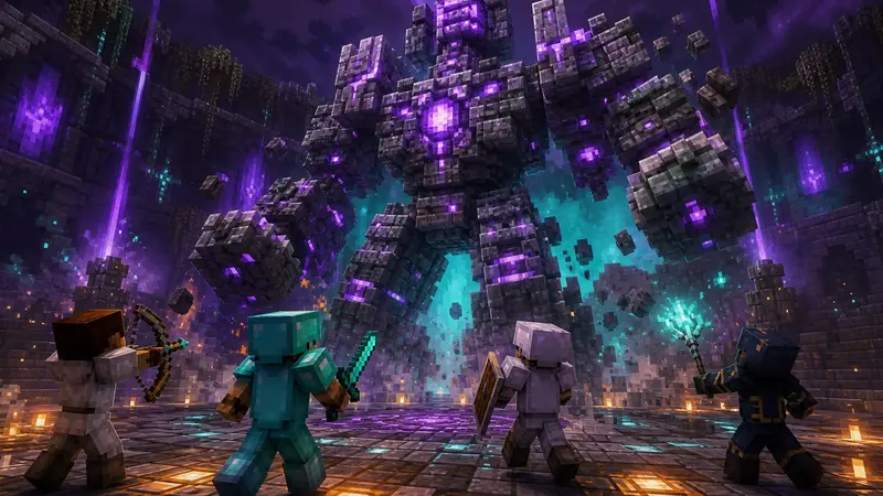 Как устроены рейды на боссов в Minecraft