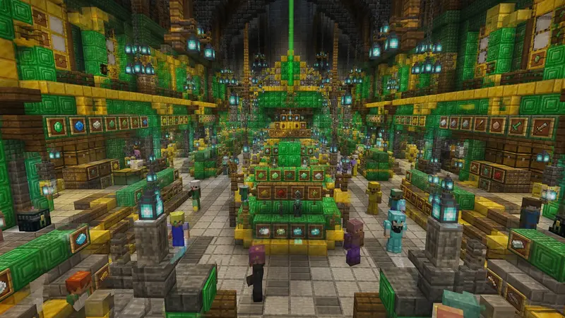 Живая экономика на Minecraft-сервере — аукцион, курсы и фарм