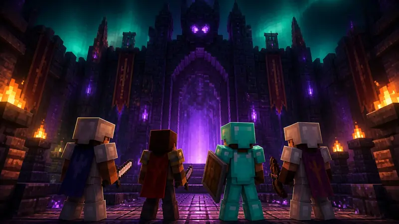 Пати на RPG-сервере Minecraft — зачем собираться перед боссом