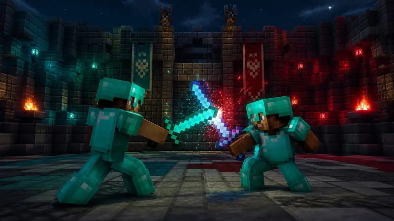 PvP-серверы Minecraft — арены, FFA и войны кланов